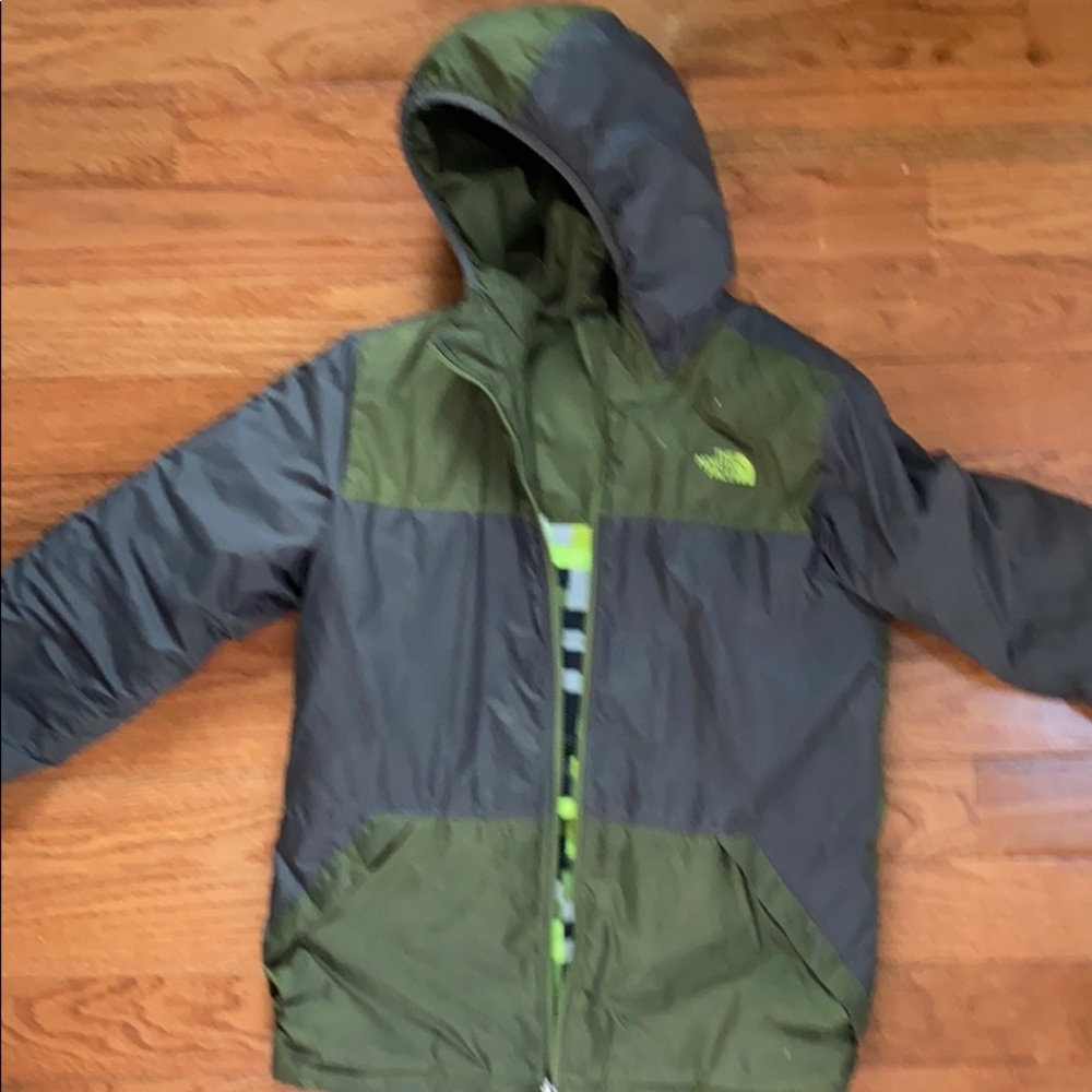 Boys north face winter jacket